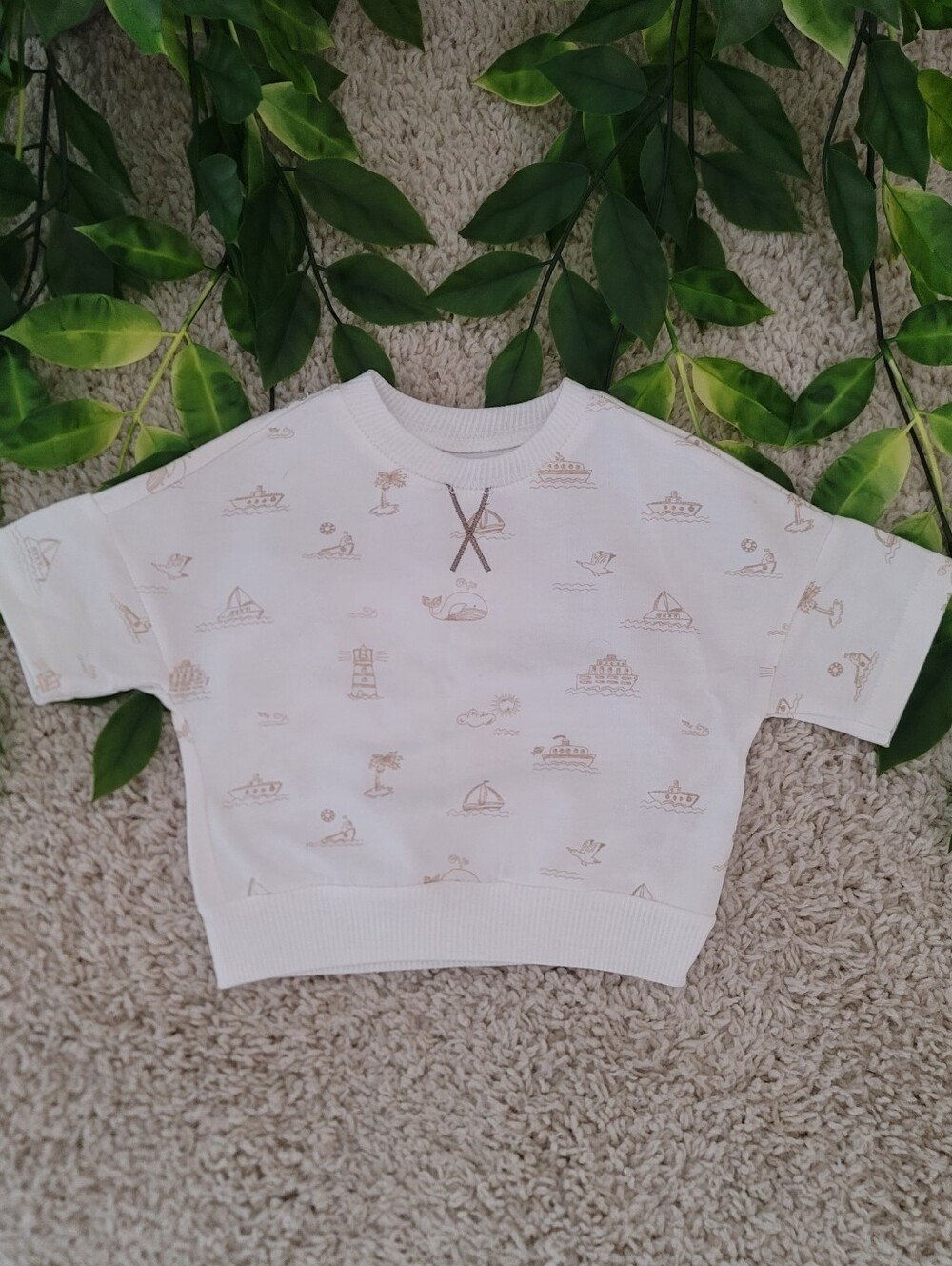 Baby Boy Beach Day Shirt (3-6 Months)
